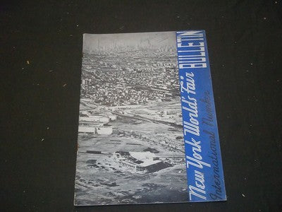 1937 DECEMBER NEW YORK WORLD'S FAIR BULLETIN BOOK INTERNATIONAL NUMBER -II 2335