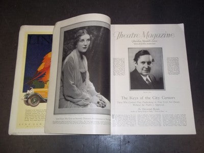 1928 JUNE THE THEATRE ILLUSTRATED MAGAZINE - INA CLAIRE - II 3374