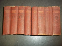 1840'S-1860'S NOVEL BY WILLIAM MAKEPEACE THACKERAY BOUND VOLUME LOT OF 8- KD 928