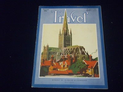 1926 FEBRUARY TRAVEL MAGAZINE - NORWICH CATHEDRAL - II 1853