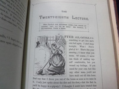 1866 CURTAIN LECTURES OF MRS. CAUDLE BOOK BY DOUGLAS JERROLD - KEENE - KD 727S