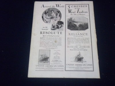 1925 OCTOBER TRAVEL MAGAZINE - BRIDLINGTON ON THE LONDON RAILROAD - II 1849