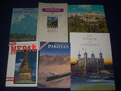 GREECE, UK, GERMANY GUIDE BOOK LOT OF 24 - GREAT PHOTOS - INFORMATION - O 345