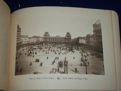 EARLY 1900'S BRUXELLES SOFTCOVER PHOTO ALBUM - BELGIUM SIGHTS - J 5536