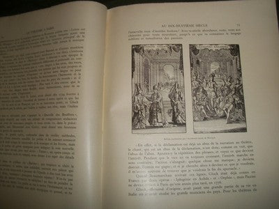 1926 LE THEATRE A PARIS AU XVIIIe SIECLE BOOK BY MAX AGHION - FRENCH - KD 1745H