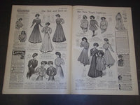 1908 JANUARY THE LADIES' WORLD MAGAZINE - GREAT PHOTOS AND ADS - SP 3005