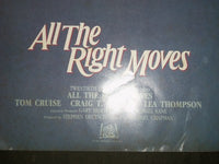 1983 ALL THE RIGHT MOVES MOVIE PROMOTIONAL PIECE - TOM CRUISE - II 7934