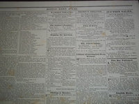 1832 JUL-OCT BOSTON DAILY ATLAS NEWSPAPER LOT OF 26- VOL I - HENRY CLAY- NP 1453