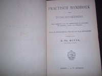 1906 PRAKTISCH HANDBOEK VOOR TUINLIEFHEBBERS BOOK - DUTCH - HARDCOVER - KD 727X