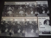 1967-1977 PAPERMILL PLAYHOUSE (NEW JERSEY) PROGRAM LOT OF 8 - SIGNED - O 1970