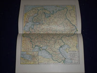 1919 NEW INTERNATIONAL YEAR BOOK COMPENDIUM WORLD'S PROGRESS BOOK MAPS - KD 1053