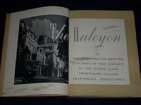 1942 HALCYON SWARTHMORE COLLEGE YEARBOOK - PENNSYLVANIA - NICE PHOTOS - YB 80
