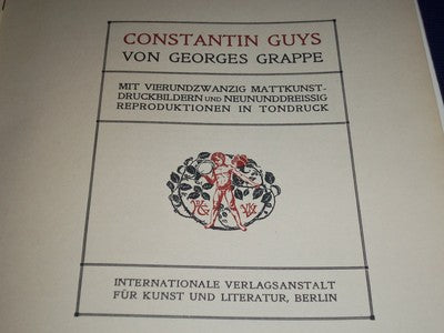 MODERNE FRANZOSISCHE MALER GERMAN BOOK - GREAT PRINTS - KD 1141