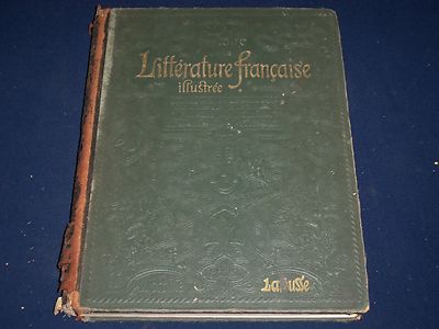 1924 HISTOIRE DE LA LITTERATURE FRANCAISE ILLUSTREE FRENCH VOLUME NO 2 - KD 1267