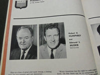 1968 OFFICIAL VOTERS PAMPHLET - UNITED STATES ELECTION - NIXON AGNEW - J 5207