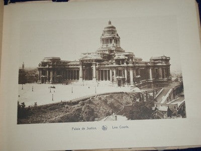 EARLY 1900'S BRUXELLES SOFTCOVER PHOTO ALBUM - BELGIUM SIGHTS - J 5536