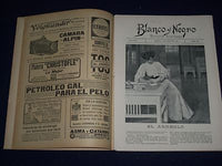 1908 MAY 9 BLANCO Y NEGRO SPANISH MAGAZINE - GREAT ILLUSTRATIONS & ADS - J 1492
