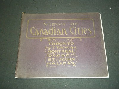 1905 VIEWS OF CANADIAN CITIES BOOK TORONTO OTTAWA MONTREAL QUEBEC - II 2299