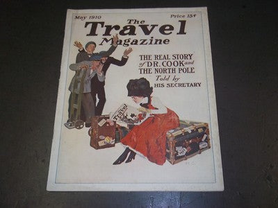 1910 MAY THE TRAVEL MAGAZINE - AN ABSORBING MOMENT - II 2091