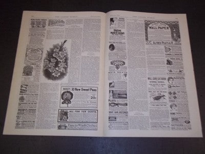 1898 FEBRUARY THE LADIES' WORLD MAGAZINE - GREAT PHOTOS AND ADS - SP 3037
