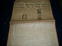 1945 MAY 9 NEWARK EVENING NEWS NEWSPAPER WWI HERMANN GOERING SEIZED - NP 1011