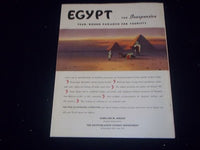 1938 FEBRUARY TRAVEL MAGAZINE SKETCHES FROM TURNER'S EGYPTIAN NOTEBOOK - II 1886