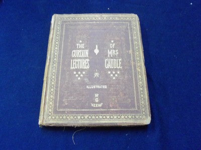1866 CURTAIN LECTURES OF MRS. CAUDLE BOOK BY DOUGLAS JERROLD - KEENE - KD 727S