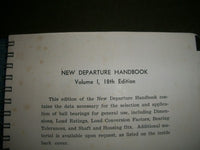 1946 OCTOBER NEW DEPARTURE HAND BOOK 18TH EDITION VOLUME 1 - II 2168