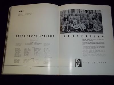 1950 CORKS & CURLS UNIVERSITY OF VIRGINIA COLLEGE YEARBOOK - PHOTOS - YB 217