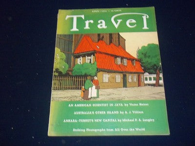 1936 APRIL TRAVEL MAGAZINE - AN OLD CORNER IN BREMEN - II 1940