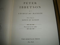 1963 PETER IBBETSON BY GEORGE DU MAURIER BOOK & SLIP CASE - NICE ILLUS. - KD 615