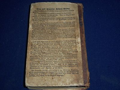 1838 THE GENERAL CLASS BOOK 17TH EDITION - INFORMATION - AN EPITOME - KD 1480
