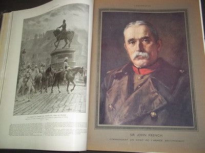 1915 FEB-JUL L'ILLUSTRATION MAGAZINE BOUND VOLUME - LUSITANIA SUNK - KD 724Q