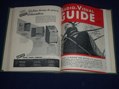 1955 SEP-1956 JUNE AUDIO-VISUAL GUIDE VOLUME NO. 22 - OLIVIER - BURTON - KD 1167