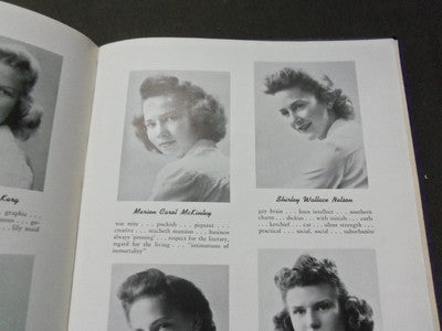 1945 UPSALA COLLEGE YEARBOOK - THE UPSALITE - EAST ORANGE NEW JERSEY - YB 607