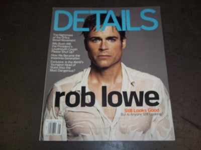2004 MAY DETAILS MAGAZINE - ROB LOWE - II 4400
