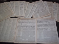 1836-1839 THE NEW-YORK MIRROR NEWSPAPER LOT OF 23 - SHEET MUSIC+ - NP 1494