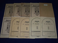 1900-1906 MASTERS IN ART ILLUSTRATED VOLUME LOT OF 10 - GREAT PRINTS - O 1264