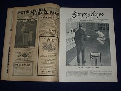 1908 OCTOBER 3 BLANCO Y NEGRO SPANISH MAGAZINE - NICE ILLUSTRATIONS - J 311