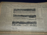 1930 JUNE 27 NEW YORK TIMES NEWSPAPER - OCEAN FLIERS LAND AT ROOSEVELT - NP 991