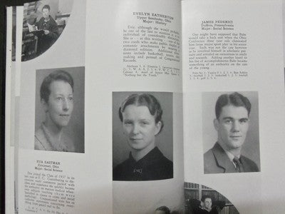 1937 THE ARGUS FINDLAY COLLEGE YEARBOOK - OHIO - CLASS PHOTOS - YB 318