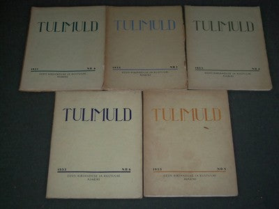 1950-1953 TULIMULD ESTONIAN MAGAZINE LOT OF 11 ISSUES - NICE PHOTOS- O 2089