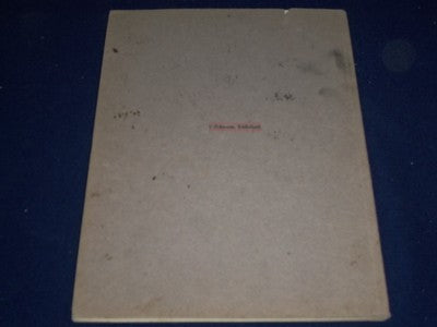 1913 FESTSCHRIFT ZUR ZABRBUNDERTFEIER BY ADOLF KOLPINGS - GERMAN - J 5528