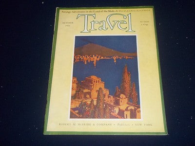 1926 OCTOBER TRAVEL MAGAZINE - THE BAY OF NAPLES - II 1861
