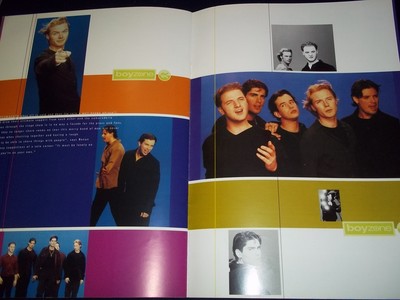 1996 BOYZONE TOUR BOOK - A DIFFERENT TOUR (WINTER) - GREAT PHOTOS - II 7911