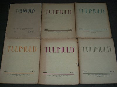 1950-1953 TULIMULD ESTONIAN MAGAZINE LOT OF 11 ISSUES - NICE PHOTOS- O 2089