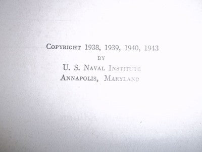 1943 THE UNITED STATES NAVY BLUEJACKETS' MANUAL 11TH EDITION - KD 929