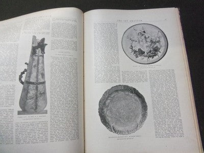 1899-1900 ART AMATEUR MAGAZINE BOUND VOLUME - GREAT ILLUSTRATIONS - KD 3048