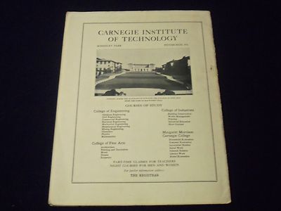 1931 FEBRUARY THE CARNEGIE ALUMNIS MAGAZINE - NICE PHOTOS & COVER - J 1216