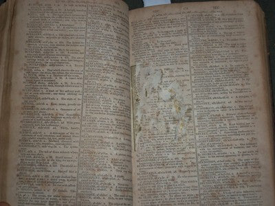 1825 A CRITICAL PRONOUNCING DICTIONARY EXPOSITOR OF ENGLISH LANGUAGE - KD 1080